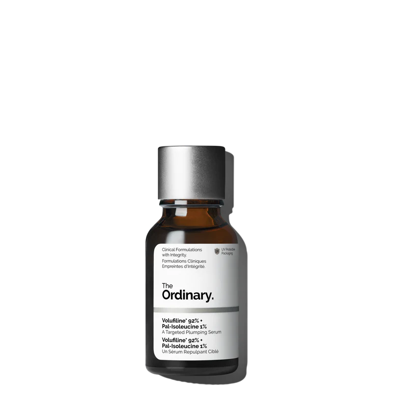 The Ordinary Volufiline 92% Pal-Isoleucine 1% plumping serum bottle