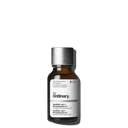 The Ordinary Volufiline 92% Pal-Isoleucine 1% plumping serum bottle