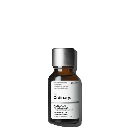 The Ordinary Volufiline 92% Pal-Isoleucine 1% plumping serum bottle